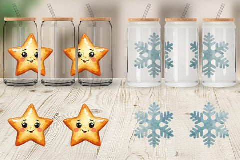 Glass Can Quirky Nordic Crafts Sublimation artnoy 