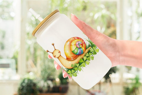 Glass Can Rainbow Meadow Sublimation artnoy 