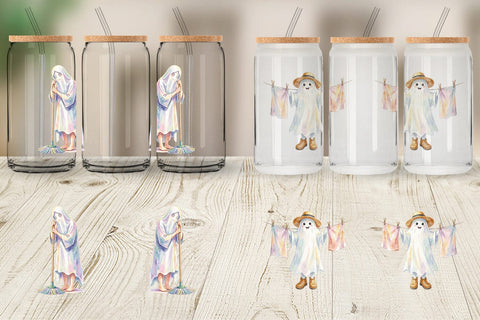 Glass Can Relatable Housework Mom Ghost Sublimation artnoy 