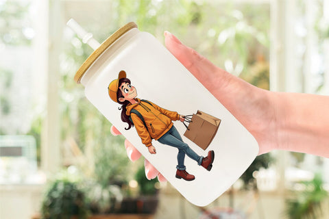 Glass Can Retail Warrior Sublimation artnoy 