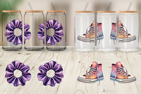Glass Can Retro Roller Vibes Sublimation artnoy 
