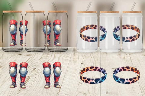 Glass Can Retro Roller Vibes Sublimation artnoy 