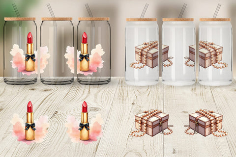 Glass Can Retro Vanity Coquette Sublimation artnoy 