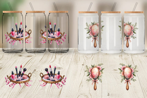 Glass Can Retro Vanity Coquette Sublimation artnoy 