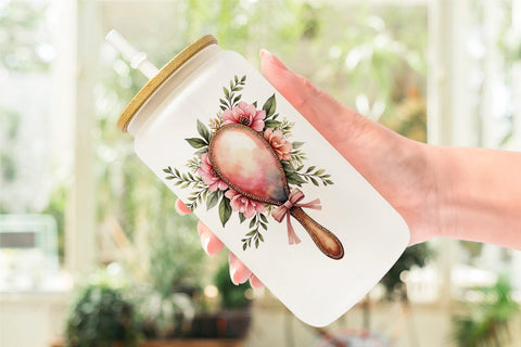 Glass Can Retro Vanity Coquette Sublimation artnoy 