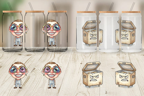 Glass Can Sarcastic Beach Gear Sublimation artnoy 