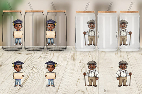 Glass Can Sarcastic Black History Sublimation artnoy 