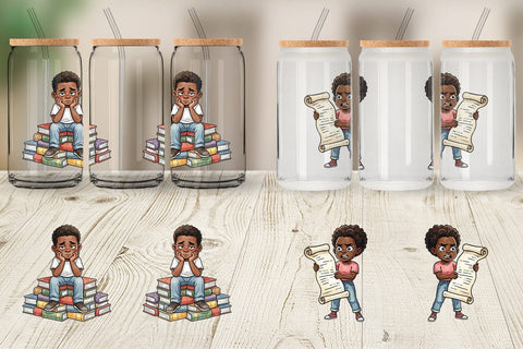 Glass Can Sarcastic Black History Sublimation artnoy 