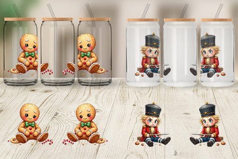 Glass Can Sarcastic Chrisrtmas Sublimation artnoy 