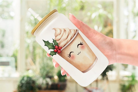 Glass Can Sarcastic Coffee Sublimation artnoy 