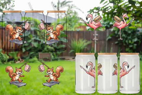 Glass Can Sarcastic Diet Logic Sweet Watercolor Sublimation artnoy 