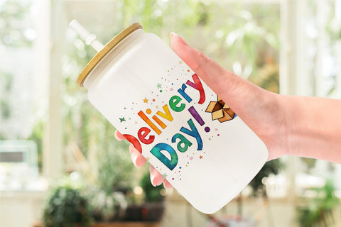 Glass Can Sarcastic Shopper Quote Sublimation artnoy 