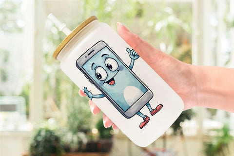 Glass Can Sarcastic Shopper Sublimation artnoy 