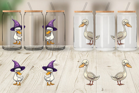 Glass Can Sarcastic Skelegoose Sublimation artnoy 