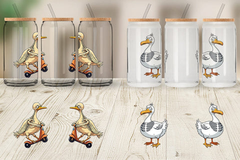 Glass Can Sarcastic Skelegoose Sublimation artnoy 