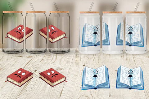 Glass Can Sarcastic Study Buddies Sublimation artnoy 