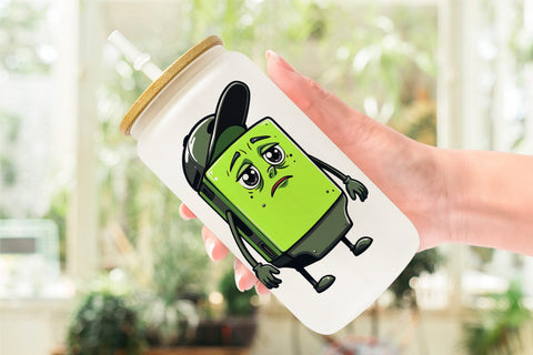 Glass Can Sarcastic Study Buddies Sublimation artnoy 