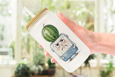 Glass Can Sarcastic Summer Gear Vibes Sublimation artnoy 