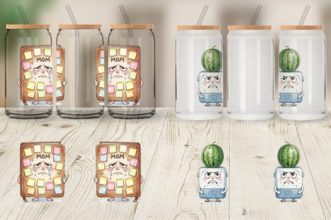 Glass Can Sarcastic Summer Gear Vibes Sublimation artnoy 