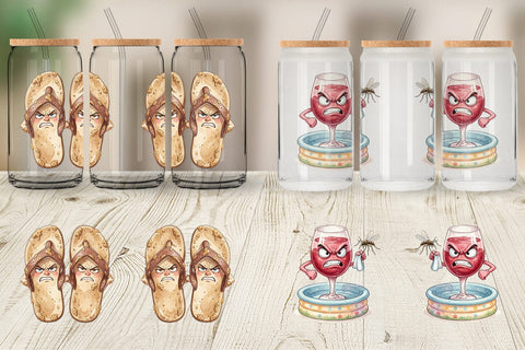 Glass Can Sarcastic Summer Gear Vibes Sublimation artnoy 