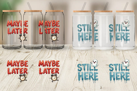 Glass Can Sarcastic Sunshine Cynical Hope Watercolor Sublimation artnoy 