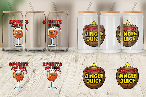 Glass Can Sarcastic Tiki Holiday Cocktail Quotes Sublimation artnoy 