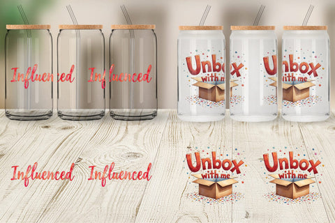 Glass Can Sassy Online Shopper Sublimation artnoy 