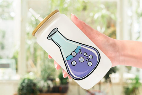Glass Can Science Beaker Sublimation artnoy 