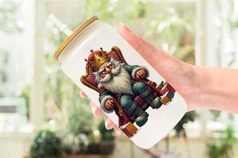 Glass Can Shattered Nutcracker King Sublimation artnoy 