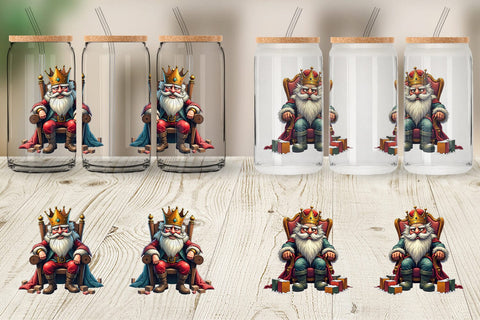 Glass Can Shattered Nutcracker King Sublimation artnoy 