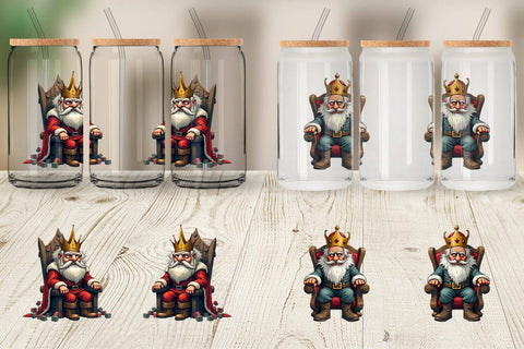 Glass Can Shattered Nutcracker King Sublimation artnoy 