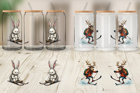 Glass Can Ski Grumps Sublimation artnoy 