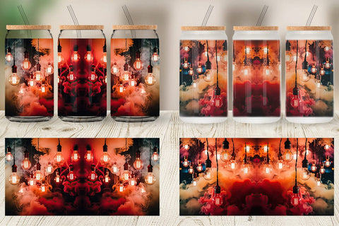 Glass Can Smoke and Light Bulbs Sublimation artnoy 