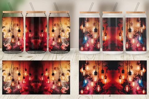 Glass Can Smoke and Light Bulbs Sublimation artnoy 