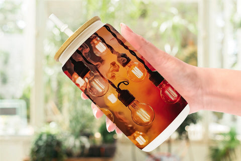 Glass Can Smoke and Light Bulbs Sublimation artnoy 