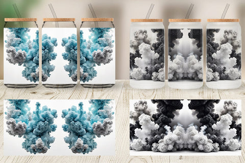 Glass Can Smoke Realistic Sublimation artnoy 