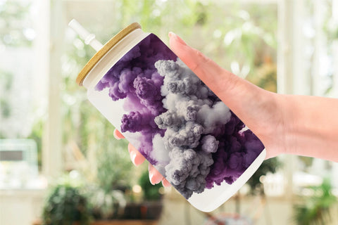 Glass Can Smoke Realistic Sublimation artnoy 