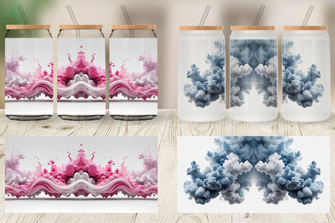 Glass Can Smoke Realistic Sublimation artnoy 