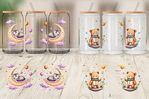 Glass Can Space Dreamscape Sublimation artnoy 