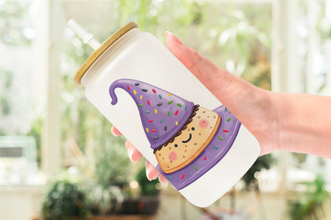 Glass Can Spooky Sweet Treats Sublimation artnoy 