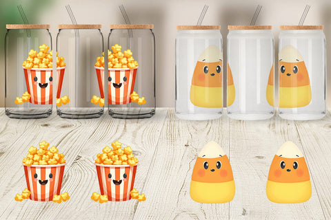 Glass Can Spooky Sweet Treats Sublimation artnoy 