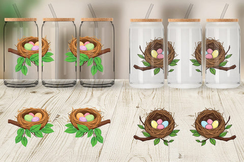 Glass Can Spring Nest Sublimation artnoy 