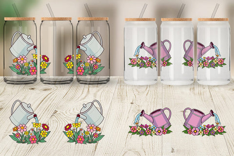 Glass Can Spring Watering Can Sublimation artnoy 