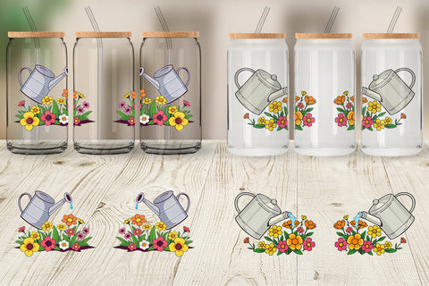 Glass Can Spring Watering Can Sublimation artnoy 