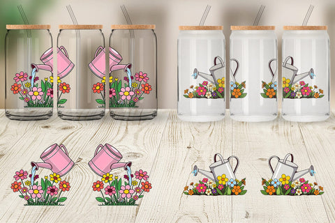 Glass Can Spring Watering Can Sublimation artnoy 