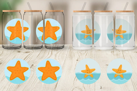 Glass Can Starfish Sublimation artnoy 