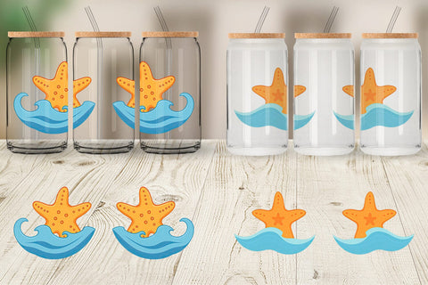 Glass Can Starfish Sublimation artnoy 