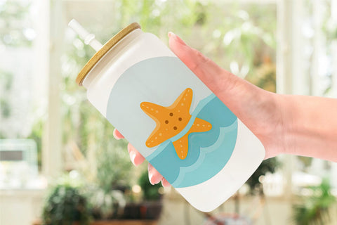 Glass Can Starfish Sublimation artnoy 