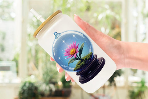 Glass Can Starlight Terrariums Sublimation artnoy 
