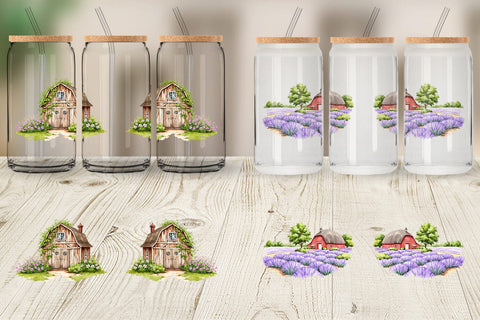 Glass Can Summer Barn Sublimation artnoy 